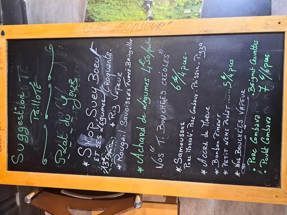 La Paillote - Menu Image 1